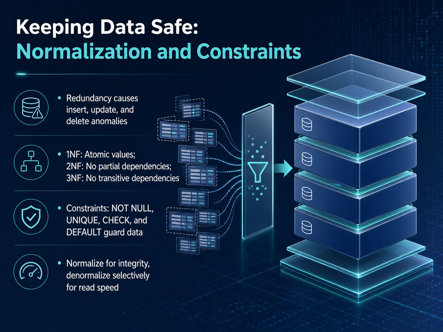 Keeping Data Safe: Normalization and Constraints
