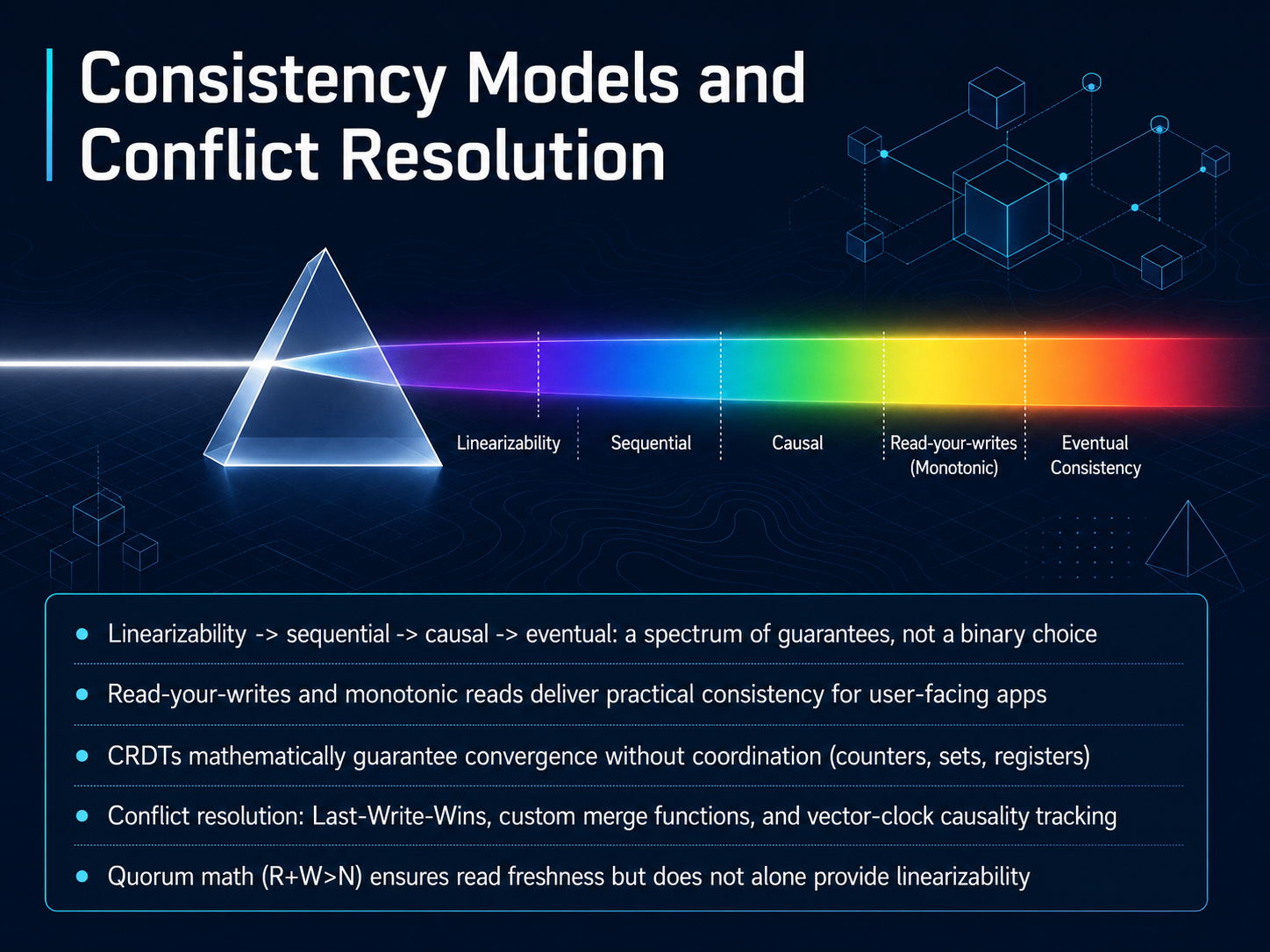 Consistency Models and Conflict Resolution
