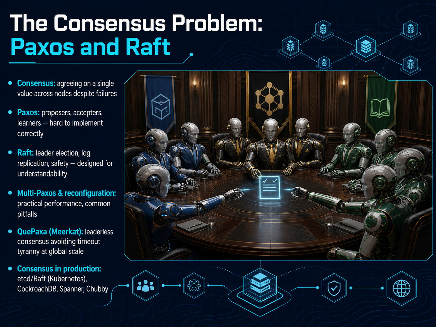 The Consensus Problem: Paxos and Raft