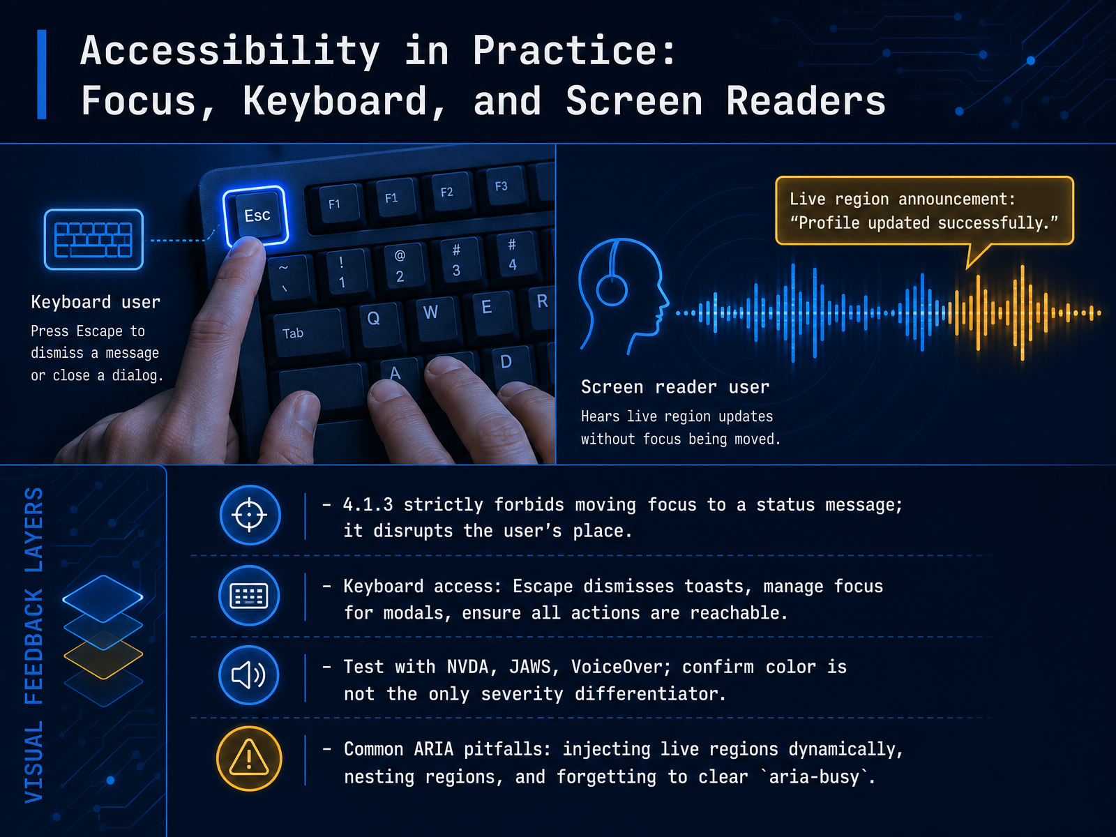 Accessibility in Practice: Focus, Keyboard, and Screen Readers