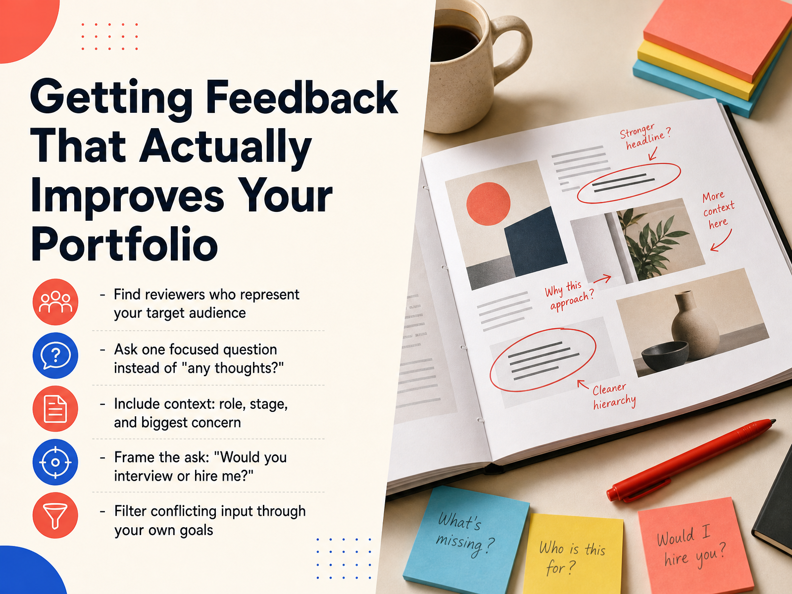 Getting Feedback That Actually Improves Your Portfolio