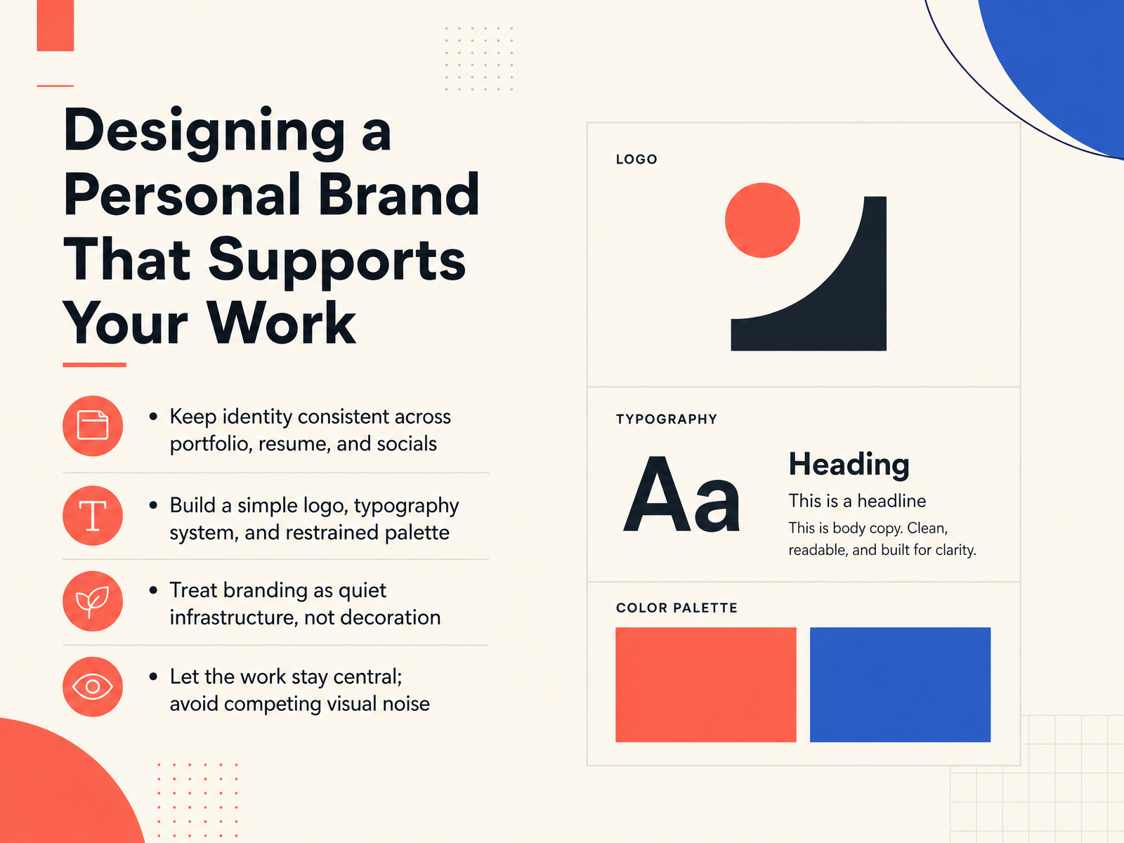 Designing a Personal Brand That Supports Your Work