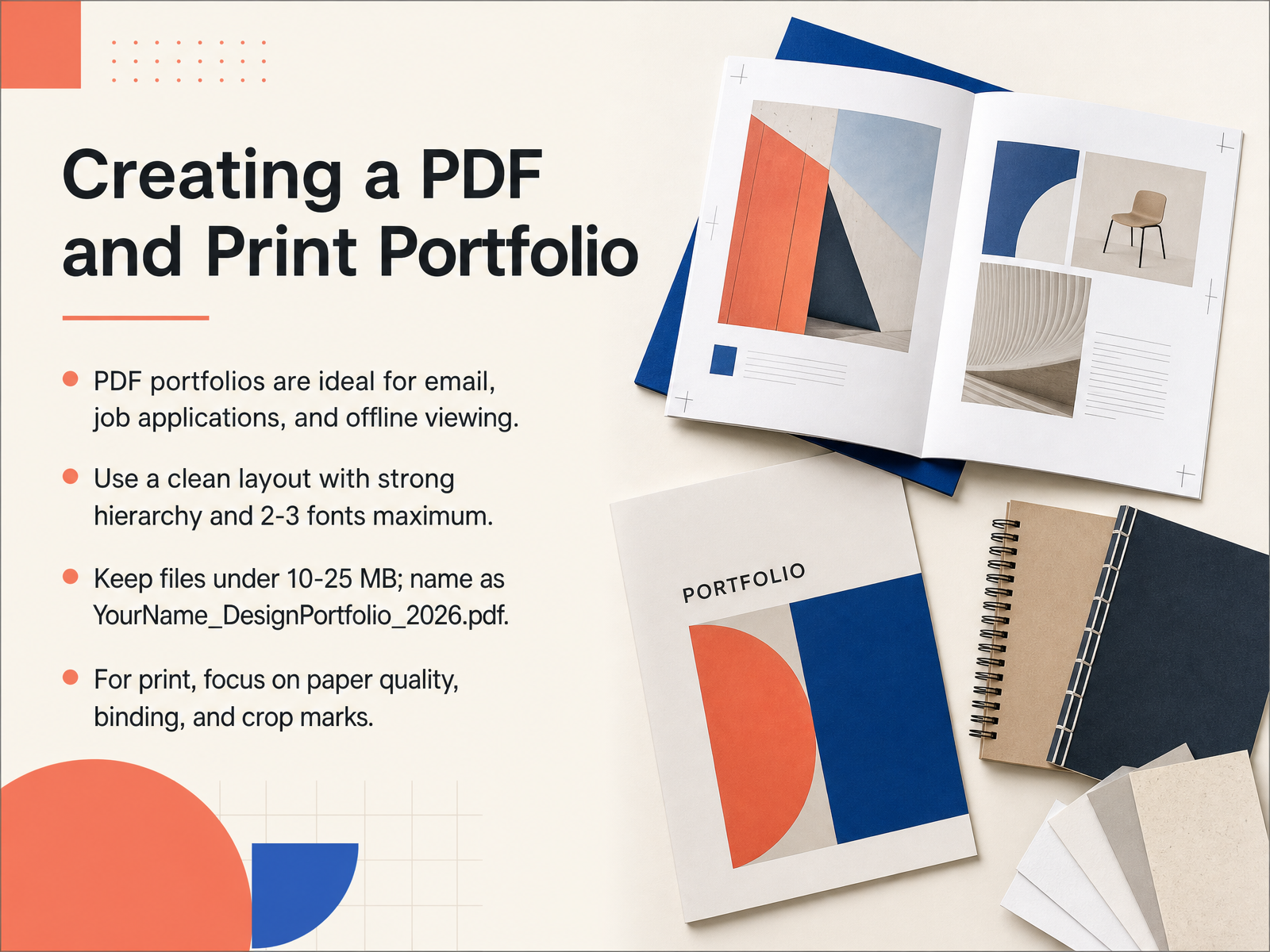 Creating a PDF and Print Portfolio