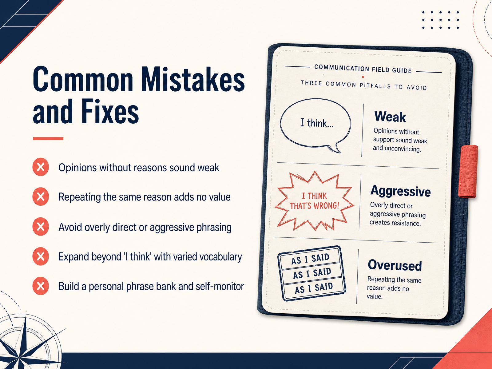 Common Mistakes and Fixes