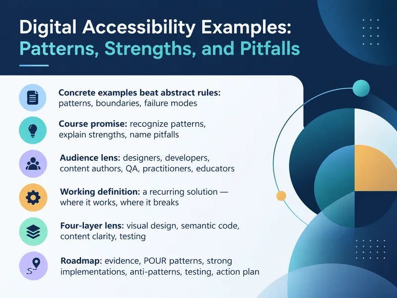 Digital Accessibility: Patterns and Pitfalls — digital-human course