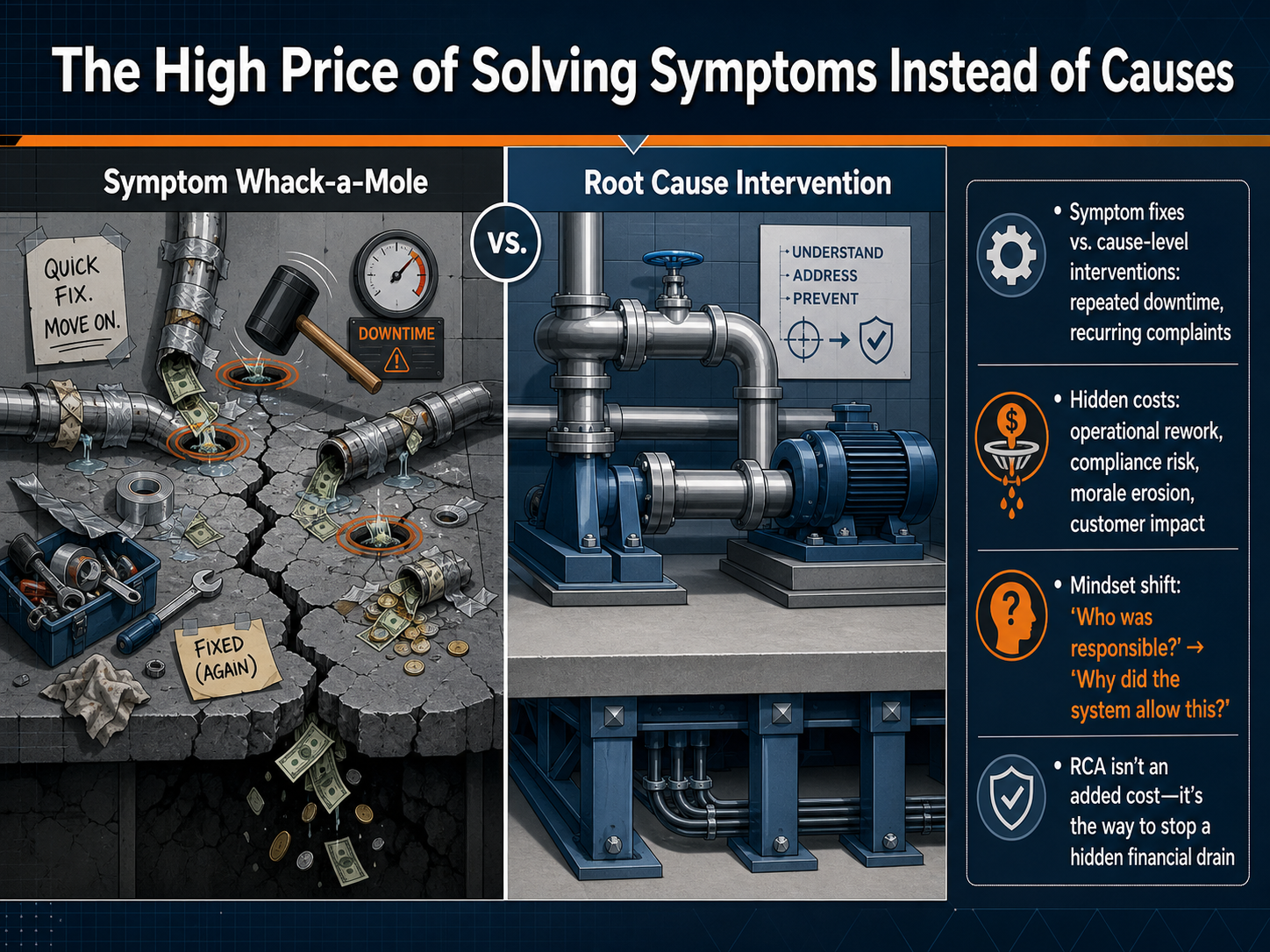 The High Price of Solving Symptoms Instead of Causes