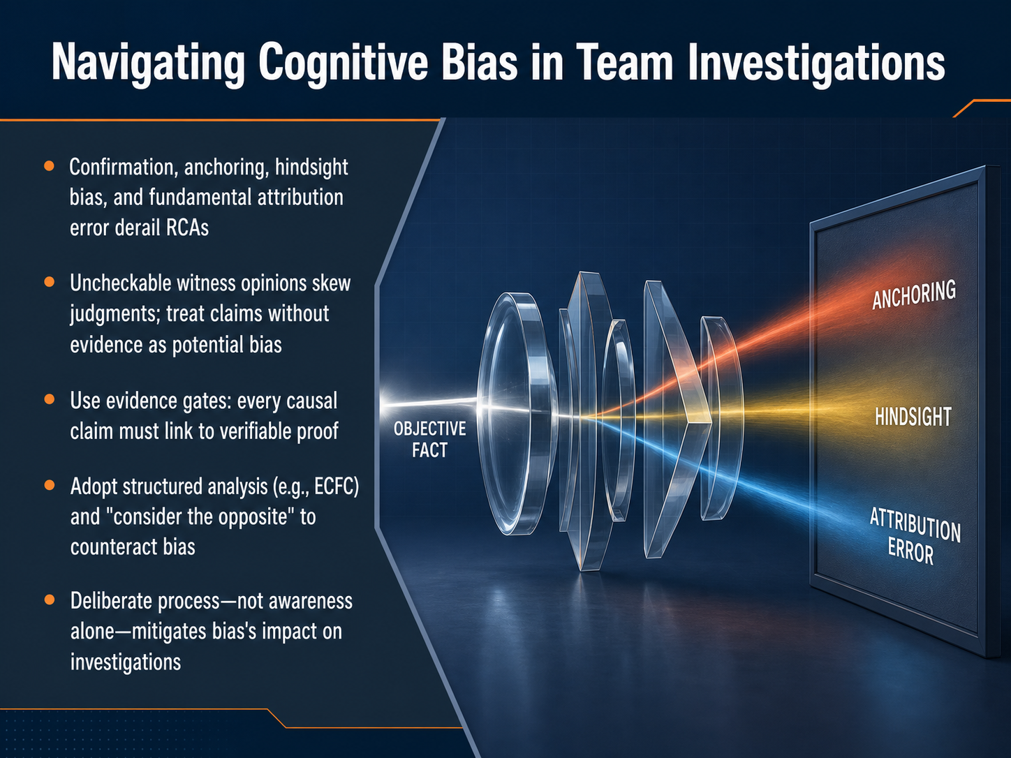 Navigating Cognitive Bias in Team Investigations